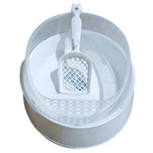Cat Litter Box Round with Rim