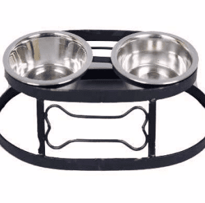 Oval Bone Metal Double Dinner