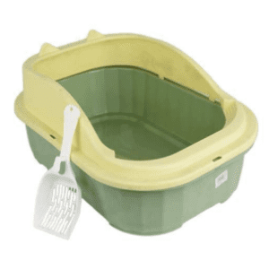 Cat Shape Cat Litter Tray with Scooper
