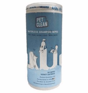 Pet Clean Waterless Shampoo Wipes